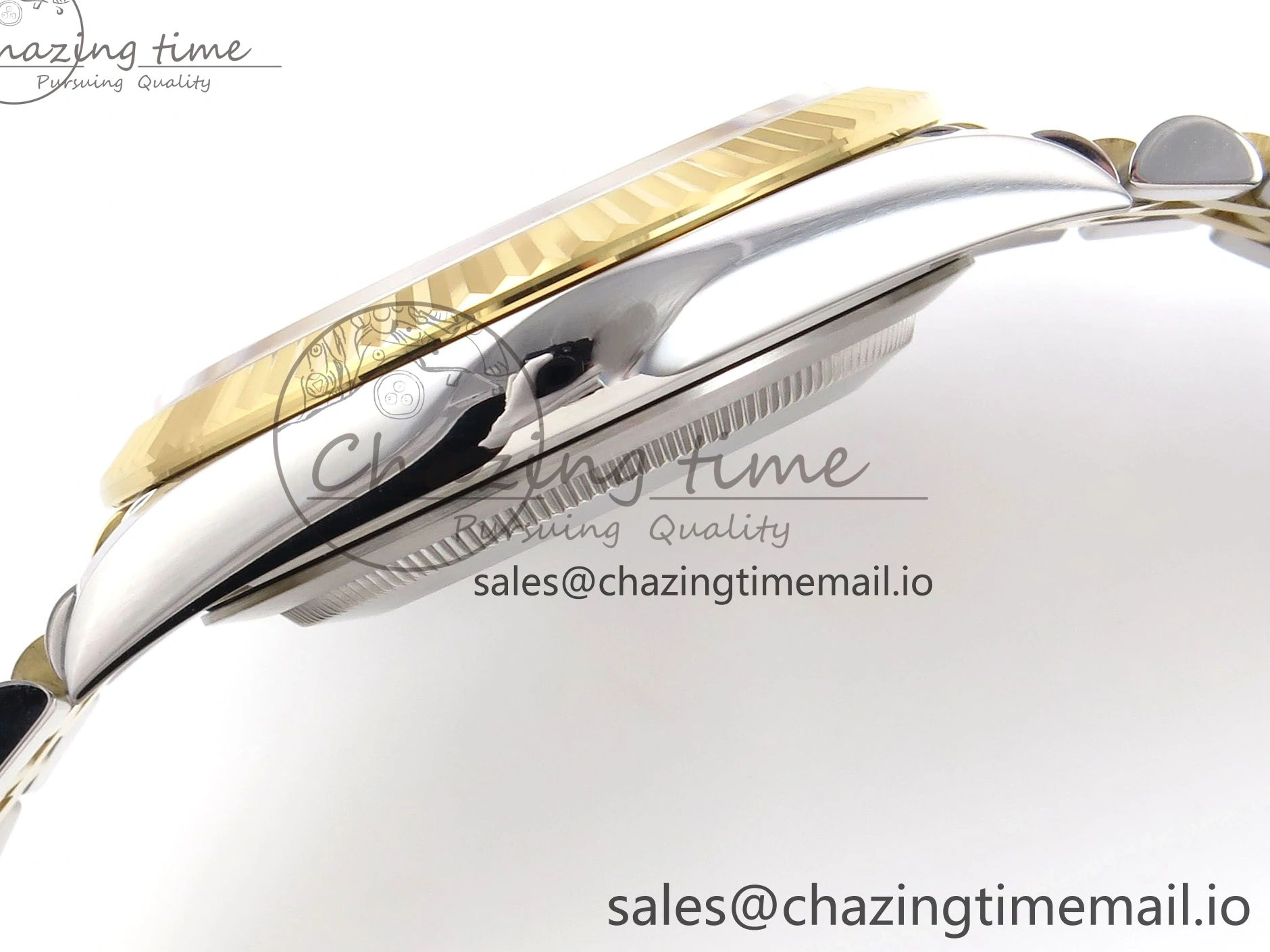 0116 DateJust 41 126333 EWEF Best Edition YG Texuted Dial on SS YG Jubilee Bracelet A Snug 992